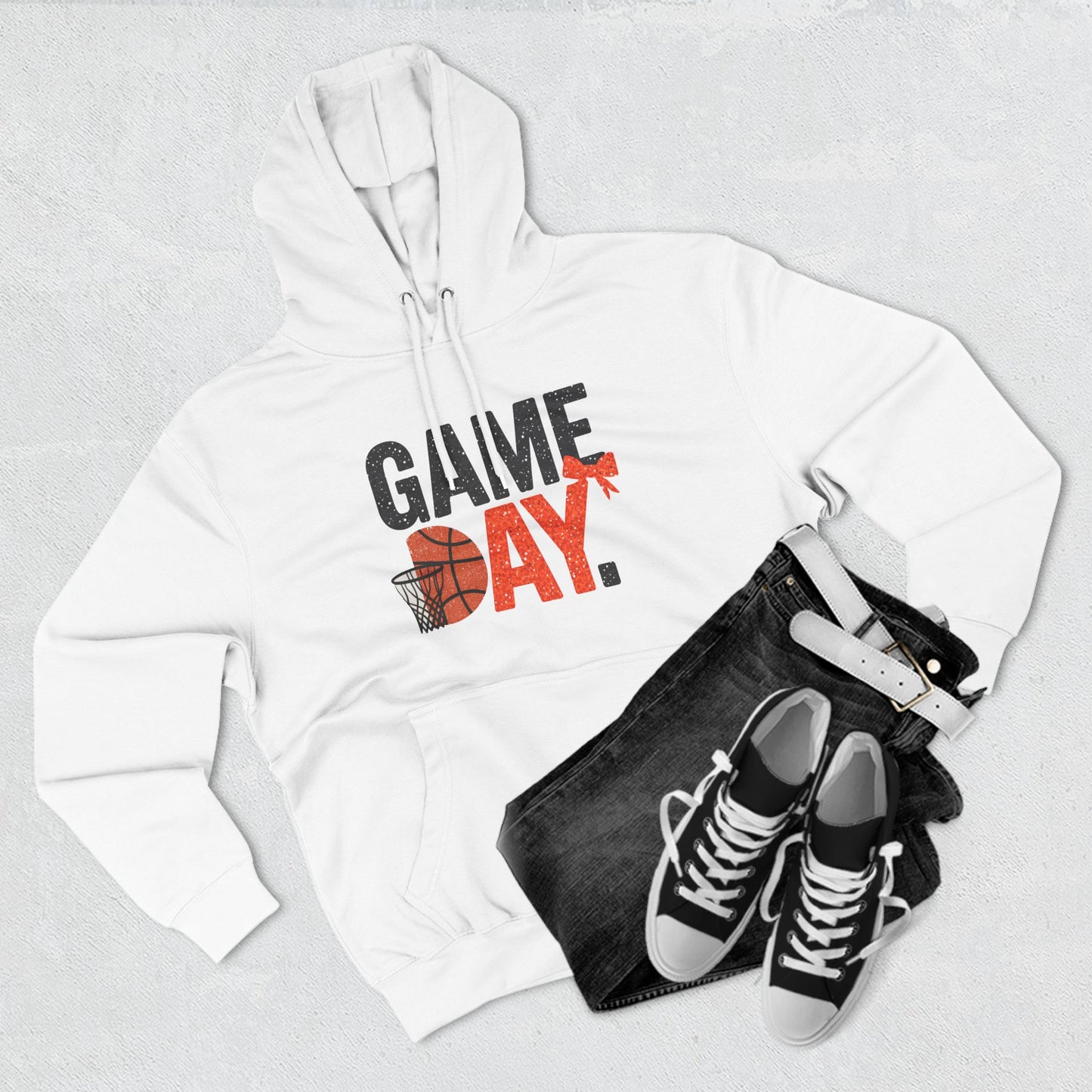 Game Day Basketball Hoodie - Three-Panel Fleece