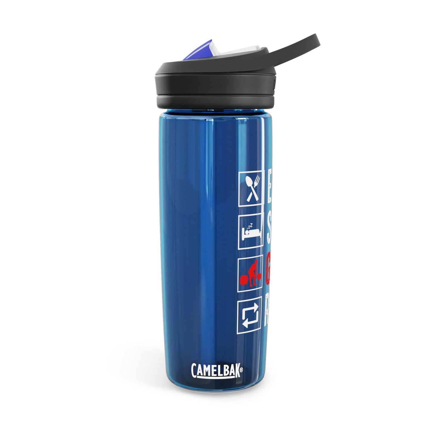 Eat Sleep Gym Water Bottle - 20oz/25oz - Hydrate & Inspire