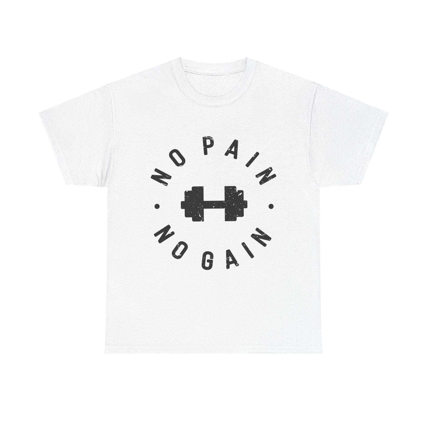 No Pain No Gain  Unisex Heavy Cotton Tee - Perfect for Gym Fans