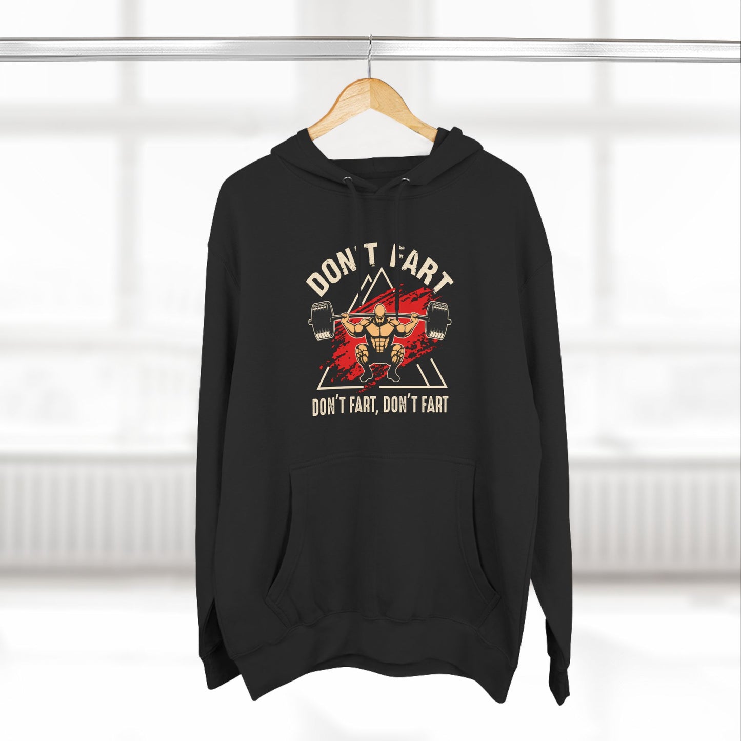 Don't Fart Hoodie - Three-Panel Fleece