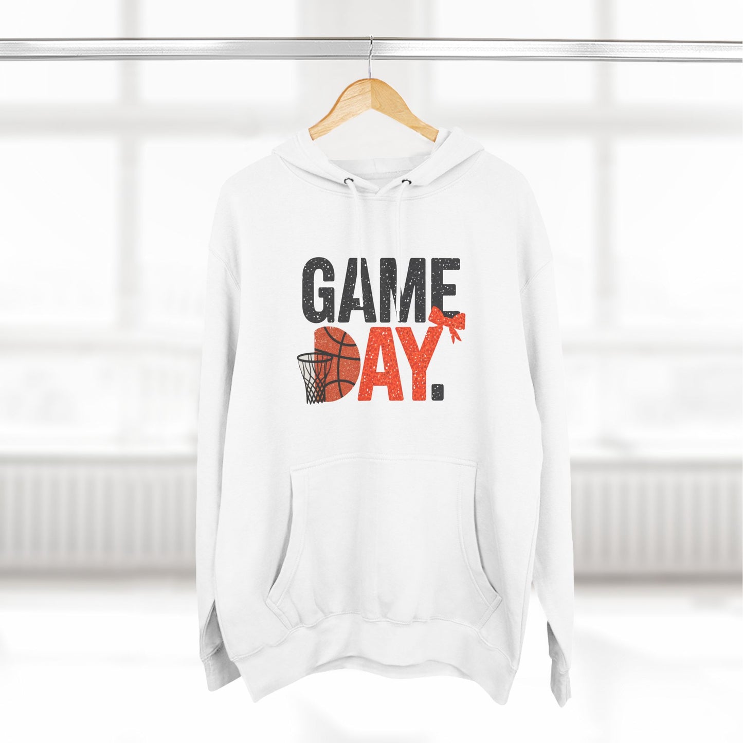 Game Day Basketball Hoodie - Three-Panel Fleece