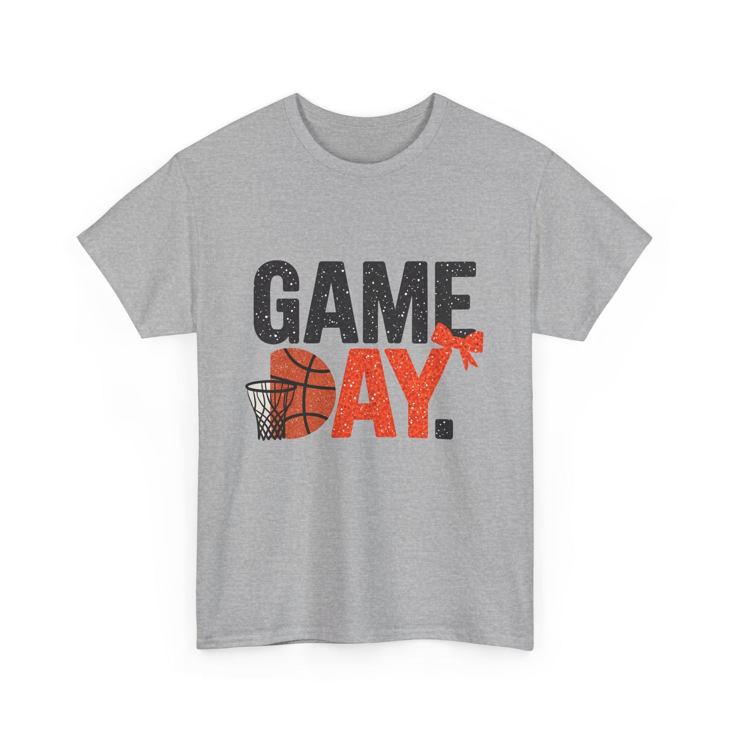 Game Day Unisex Heavy Cotton Tee - Perfect for Basketball Fans