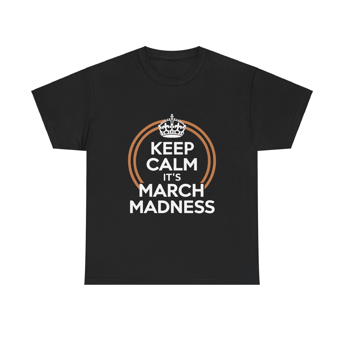 Keep Calm Unisex Heavy Cotton Tee - Perfect for Basketball Fans