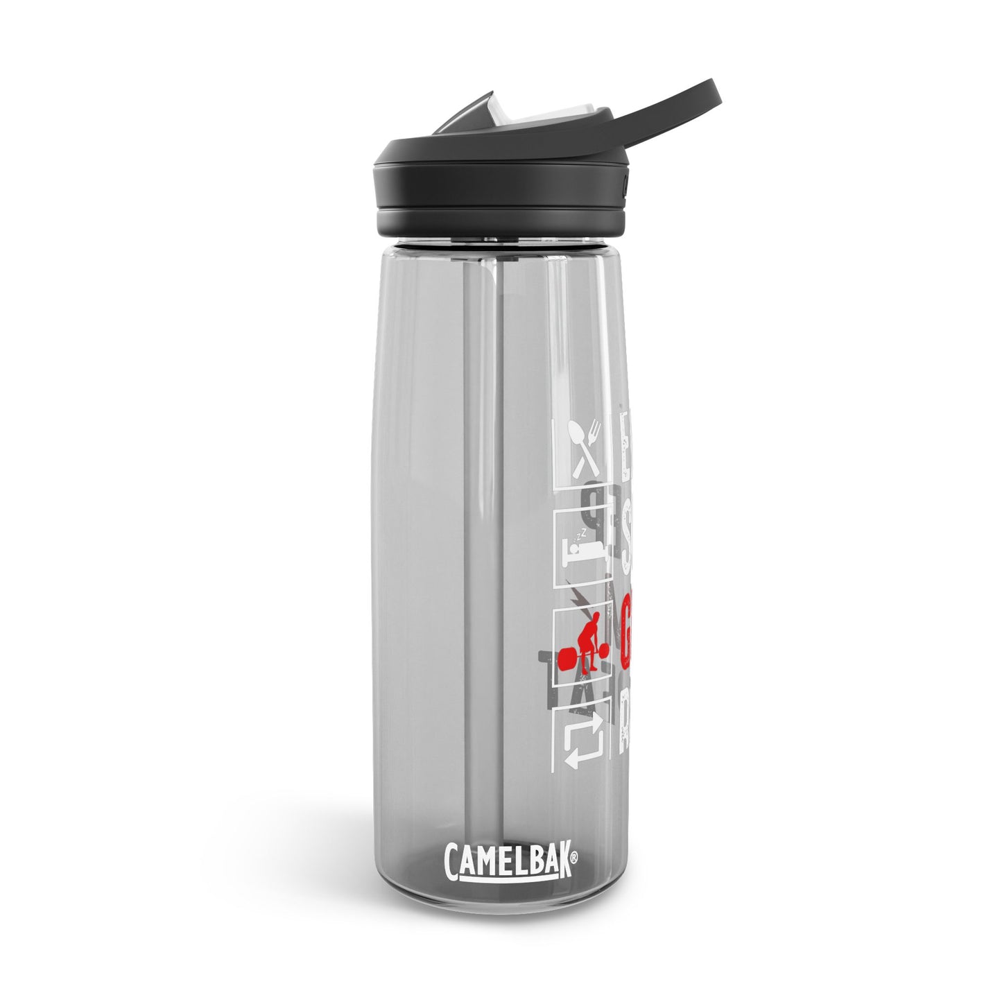 Eat Sleep Gym Water Bottle - 20oz/25oz - Hydrate & Inspire