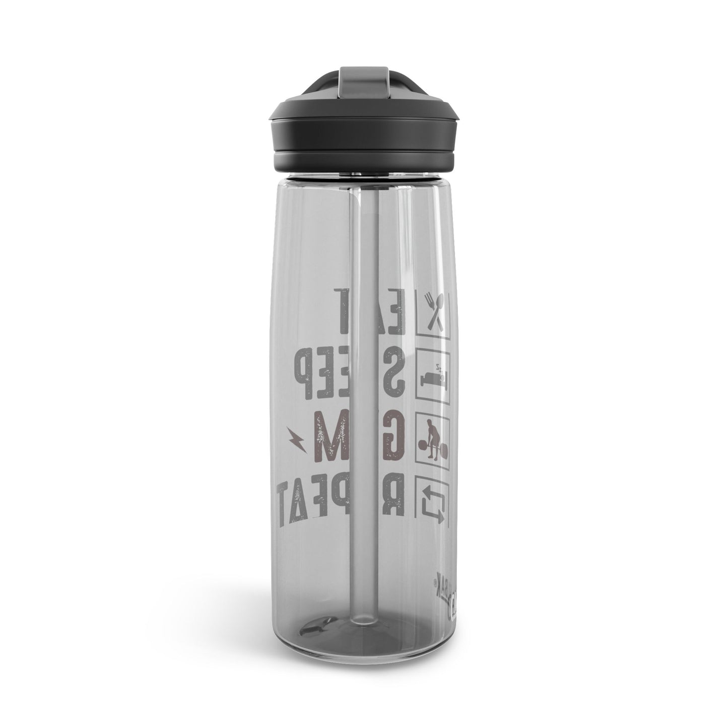 Eat Sleep Gym Water Bottle - 20oz/25oz - Hydrate & Inspire