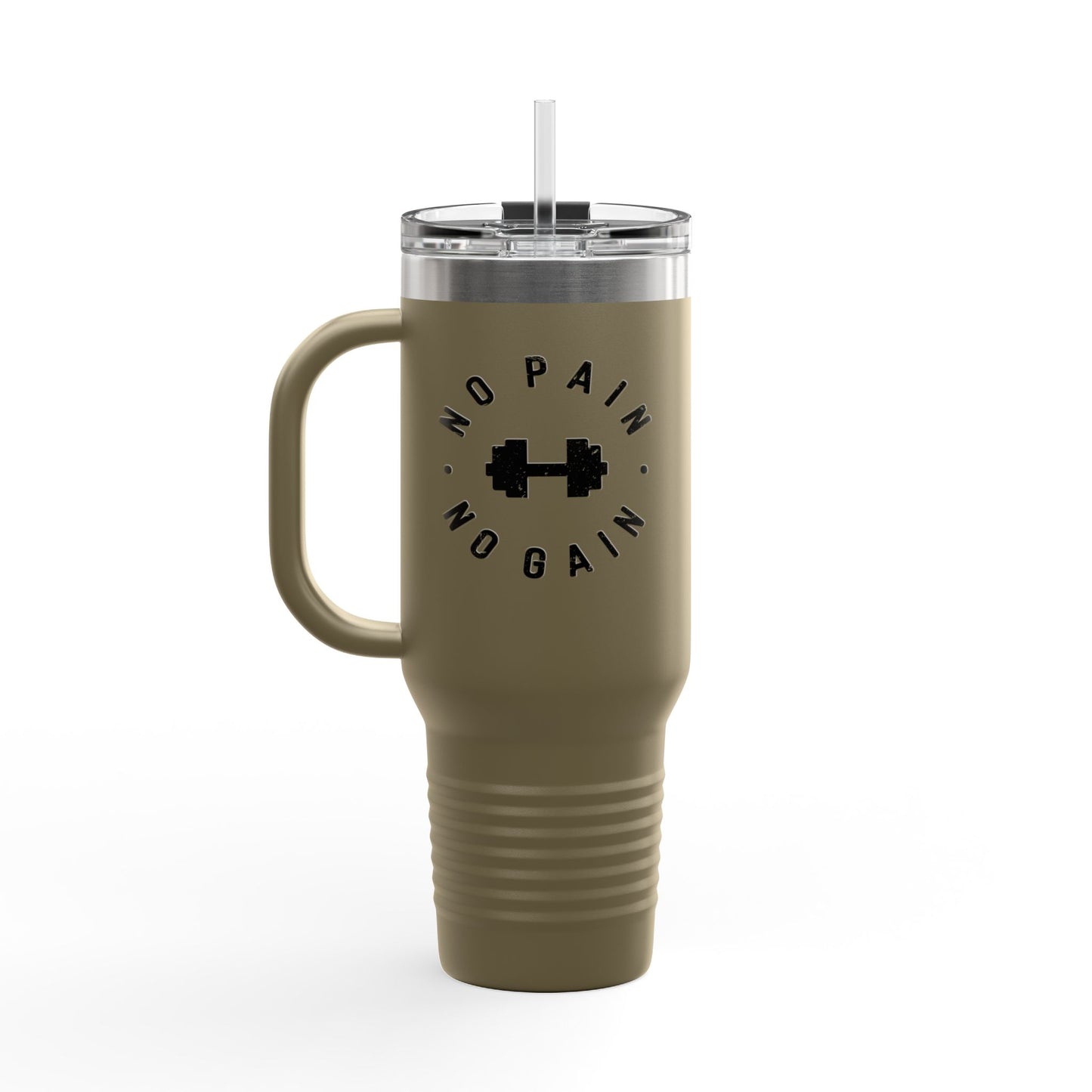 No Pain No Gain Insulated Travel Mug - 40oz