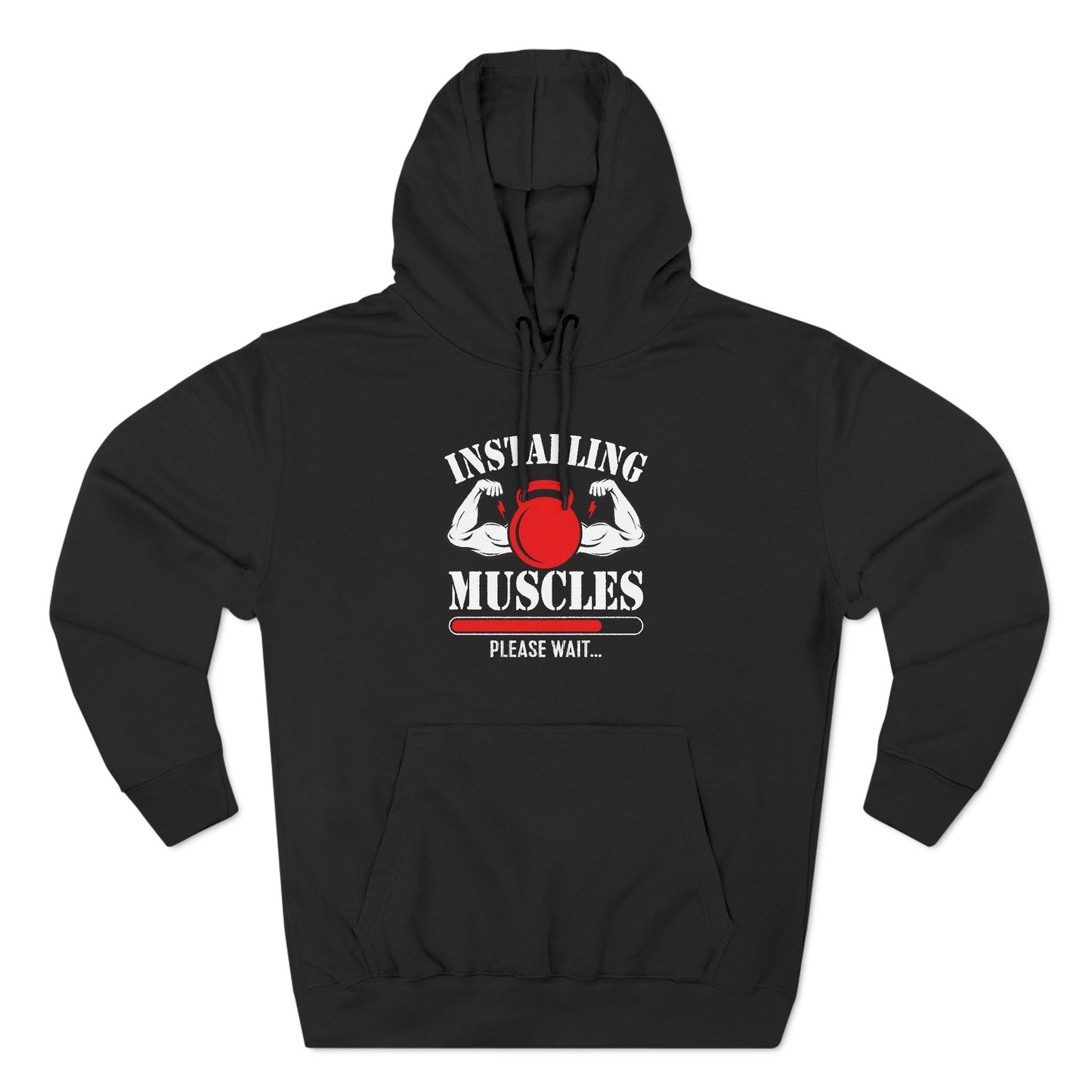 Installing Muscle Hoodie - Three-Panel Fleece