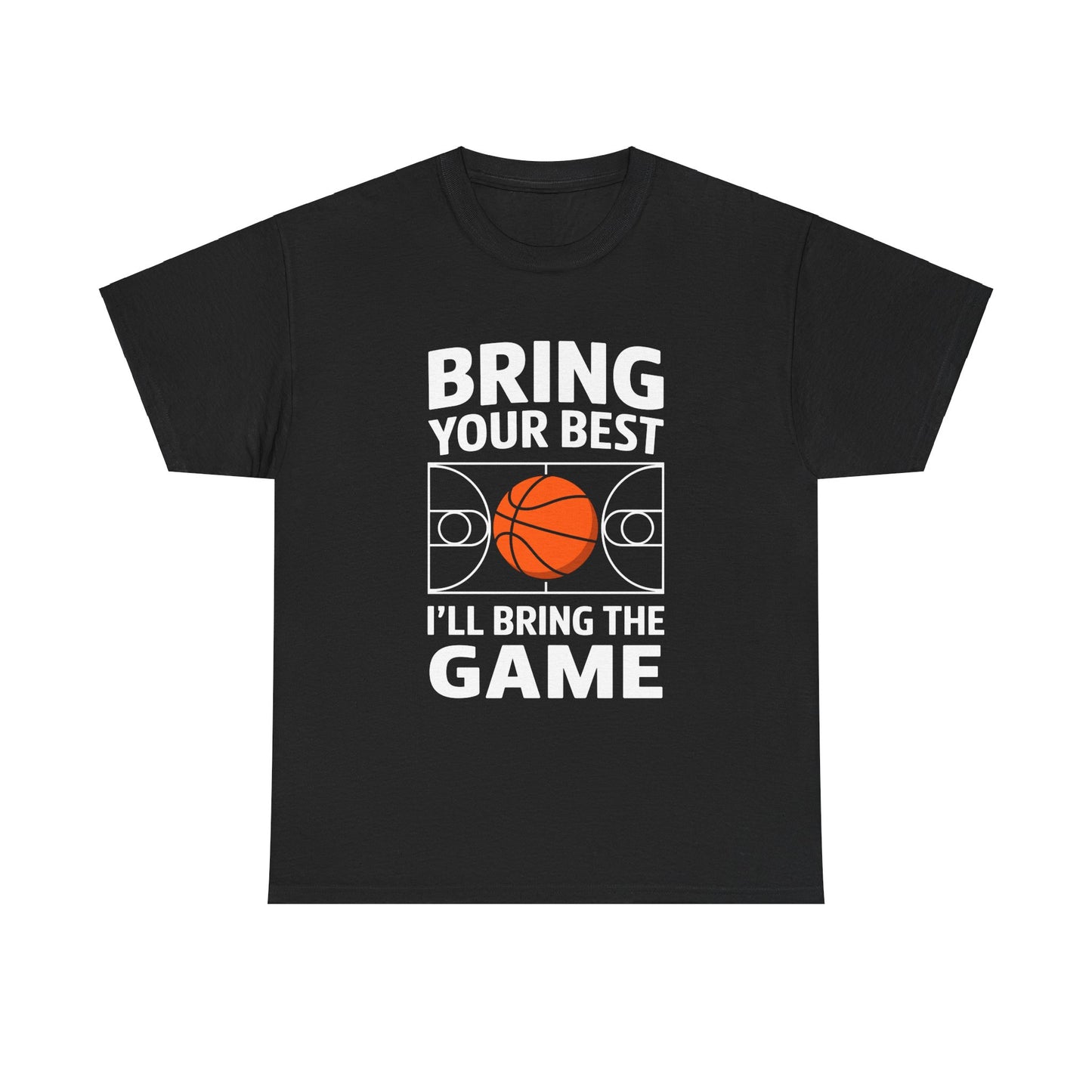 Bring Your Best Unisex Heavy Cotton Tee - Perfect for Basketball Fans