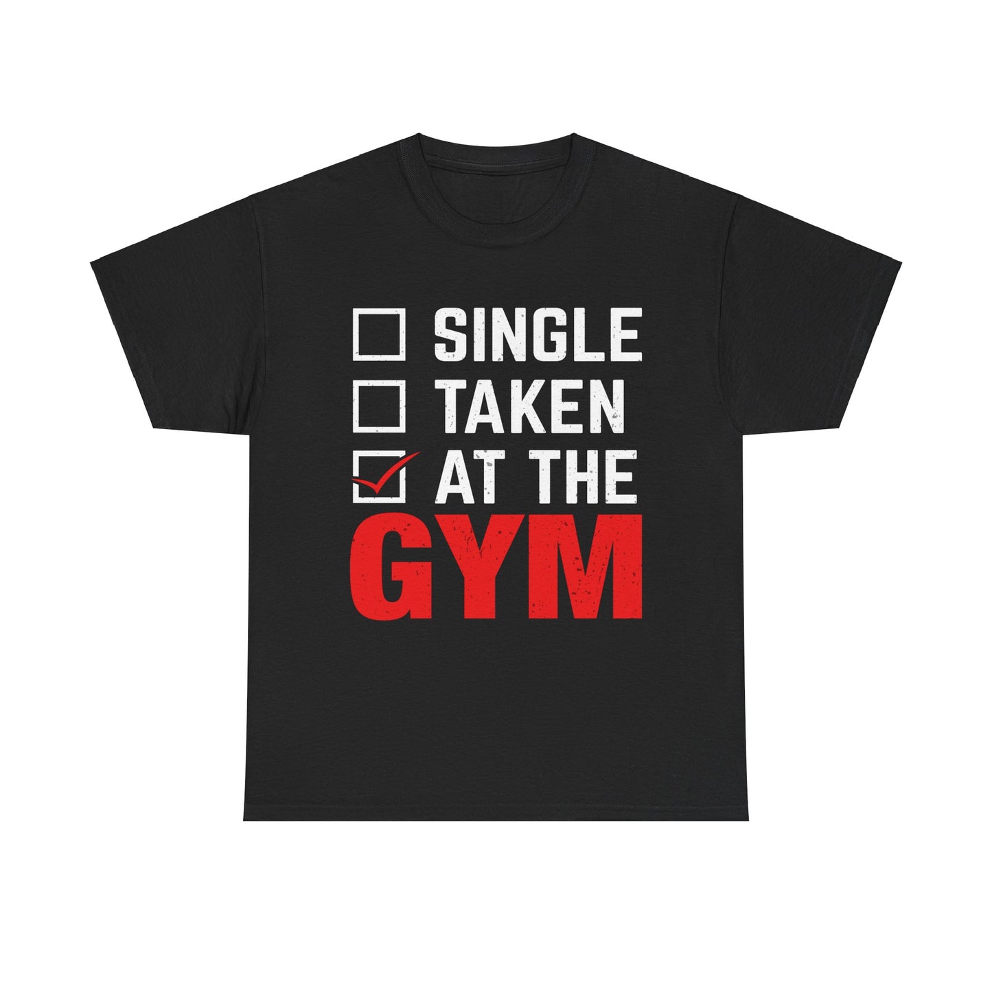 At the Gym Unisex Heavy Cotton Tee - Perfect for Gym Fans