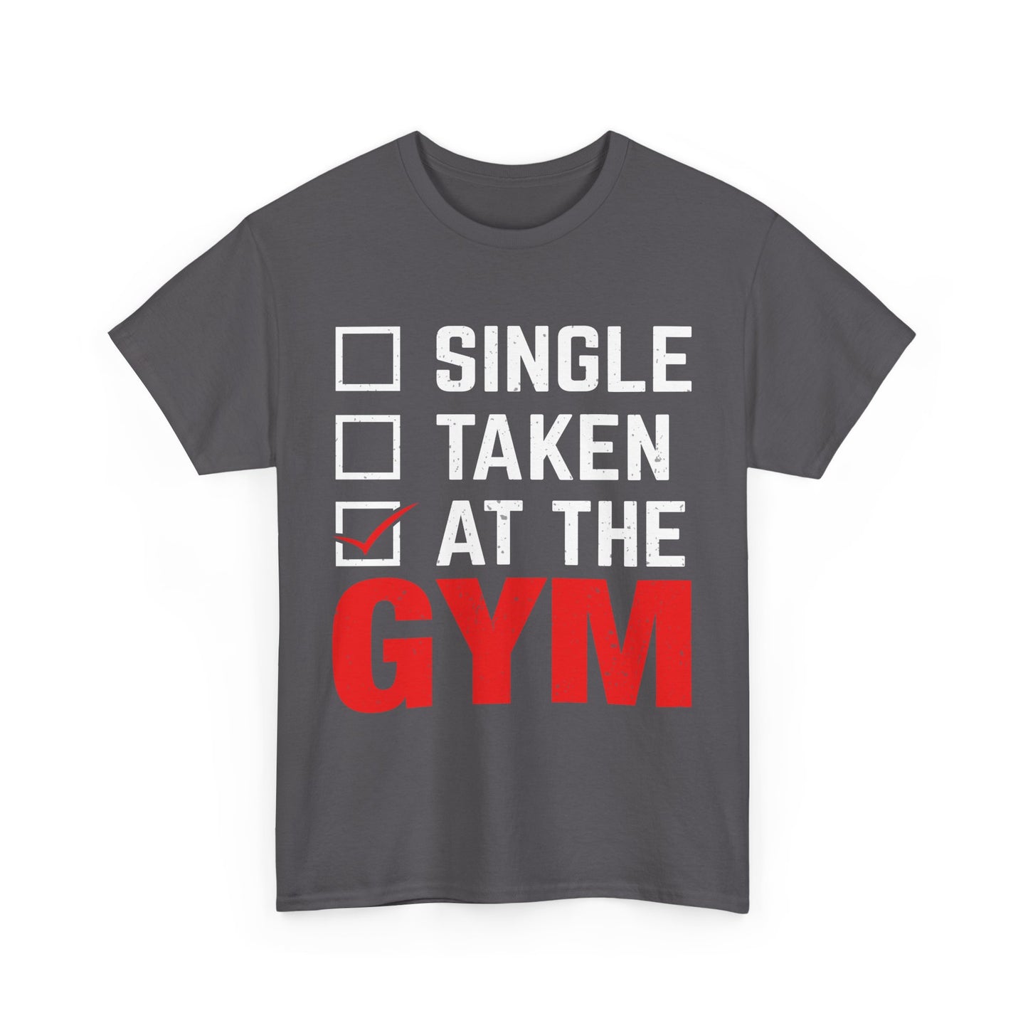 At the Gym Unisex Heavy Cotton Tee - Perfect for Gym Fans