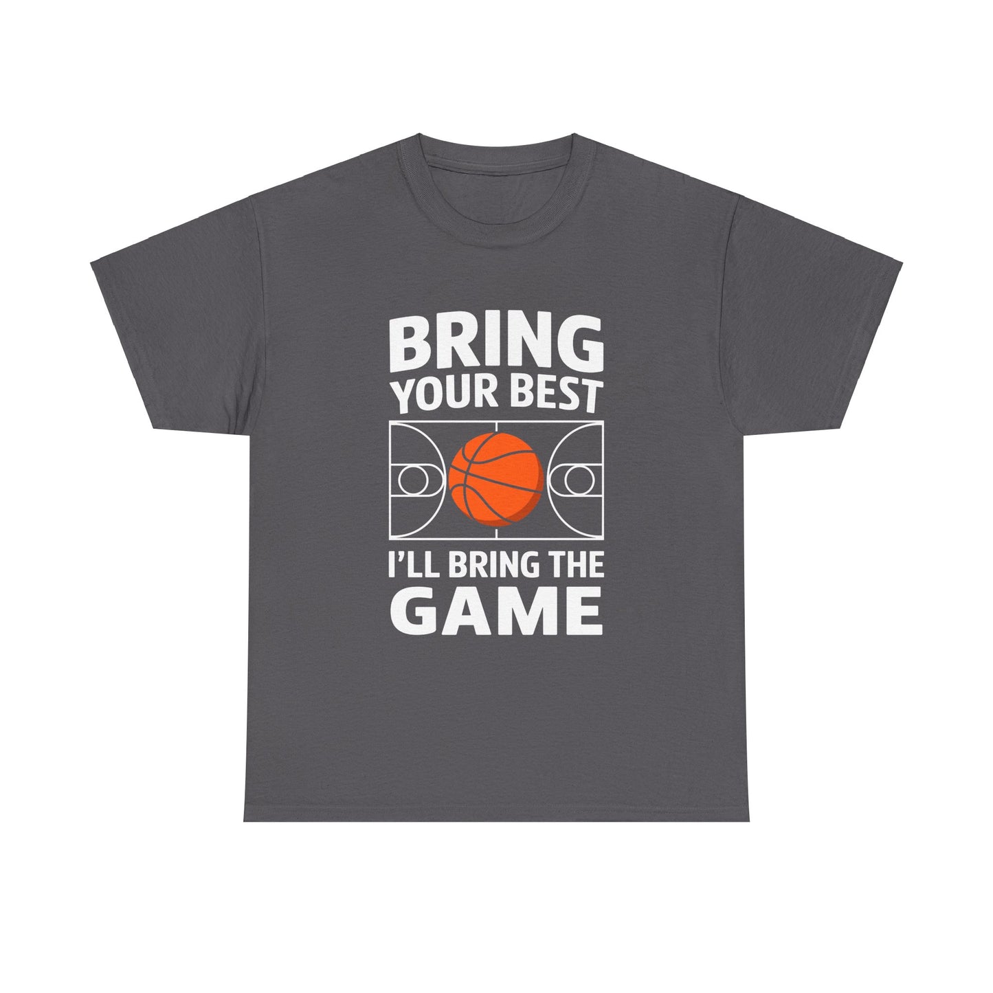 Bring Your Best Unisex Heavy Cotton Tee - Perfect for Basketball Fans