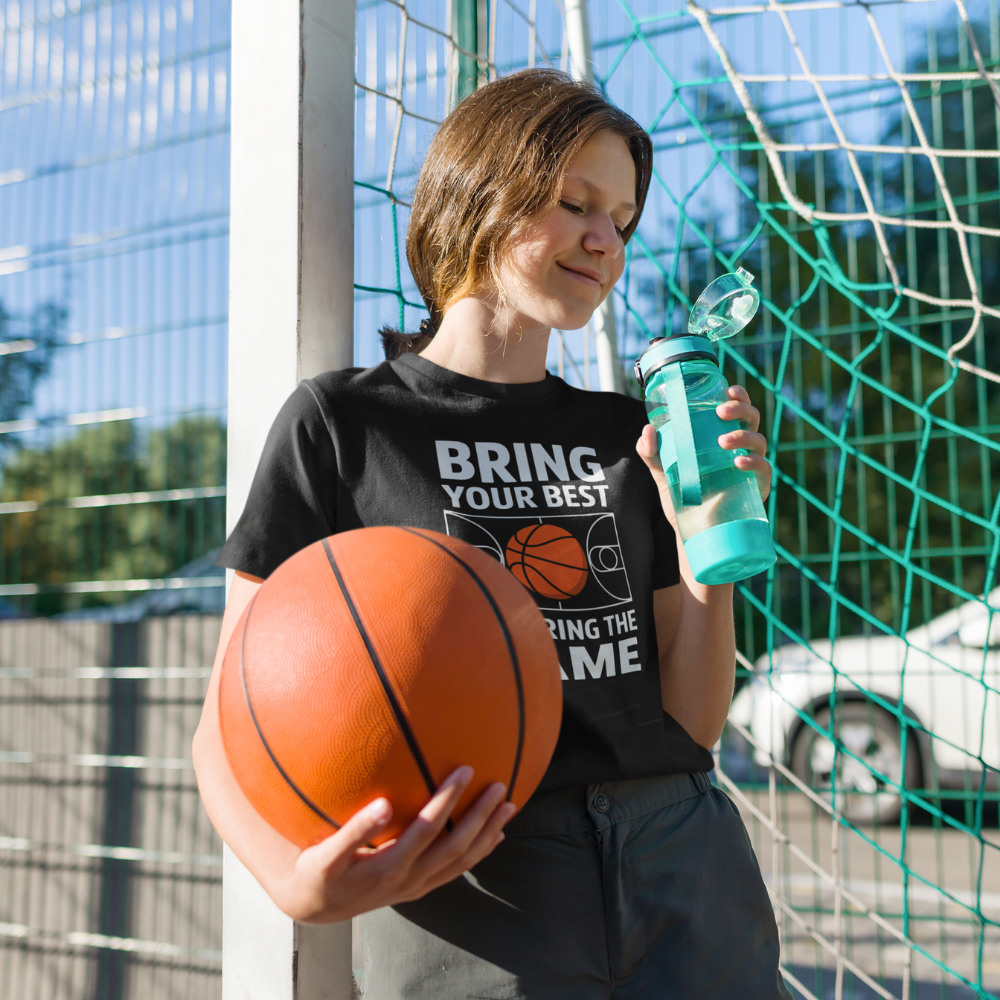 Bring Your Best Unisex Heavy Cotton Tee - Perfect for Basketball Fans