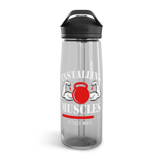 Installing Muscle Water Bottle - 20oz/25oz - Hydrate & Inspire