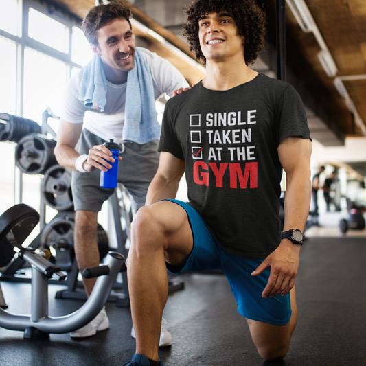 At the Gym Unisex Heavy Cotton Tee - Perfect for Gym Fans