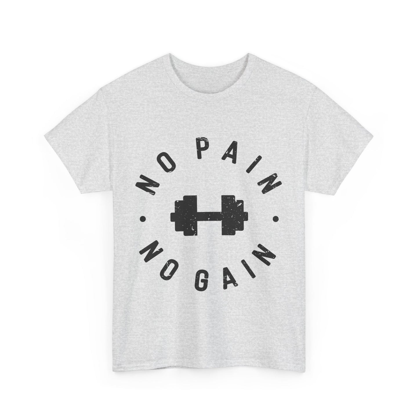 No Pain No Gain  Unisex Heavy Cotton Tee - Perfect for Gym Fans