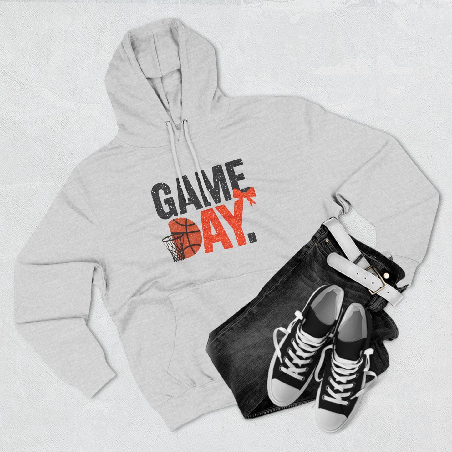 Game Day Basketball Hoodie - Three-Panel Fleece