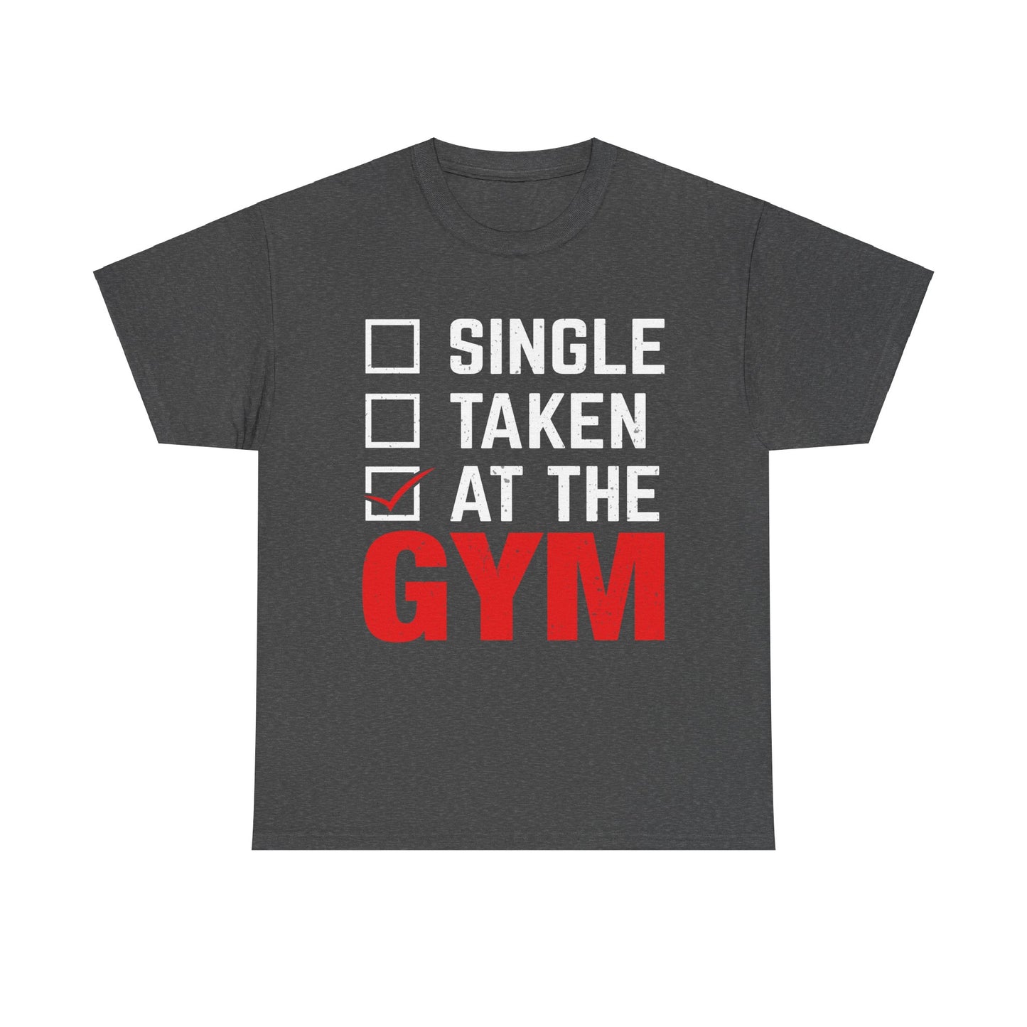 At the Gym Unisex Heavy Cotton Tee - Perfect for Gym Fans