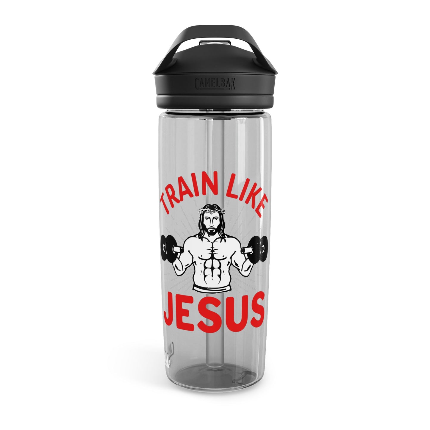 Motivational Jesus Water Bottle - 20oz/25oz - Hydrate & Inspire