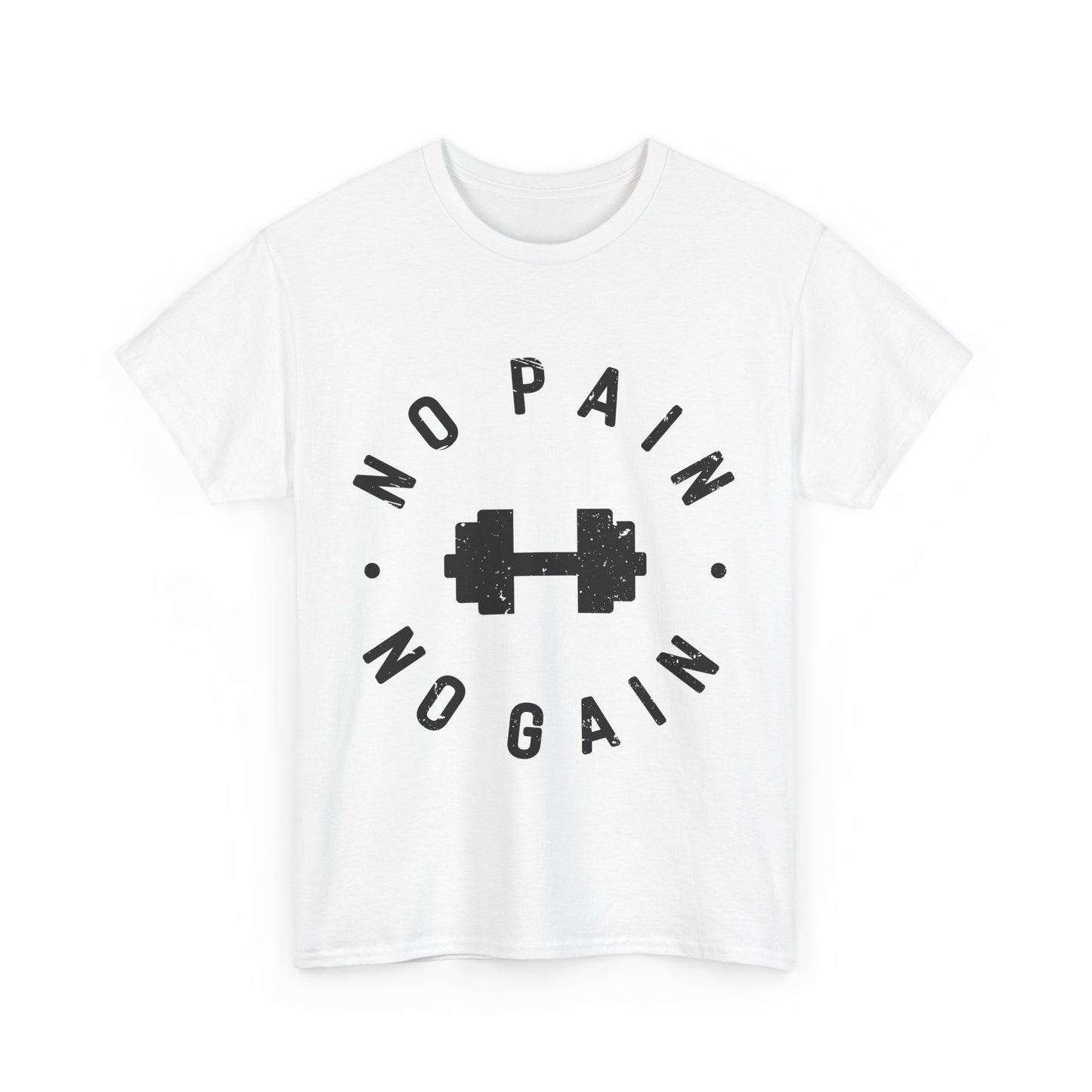 No Pain No Gain  Unisex Heavy Cotton Tee - Perfect for Gym Fans