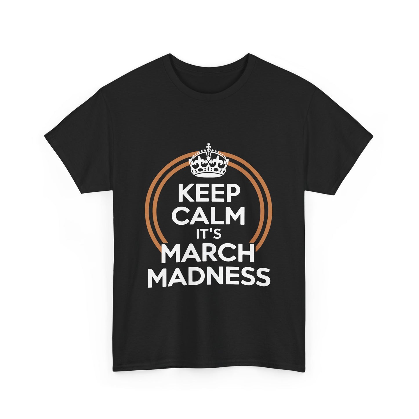 Keep Calm Unisex Heavy Cotton Tee - Perfect for Basketball Fans