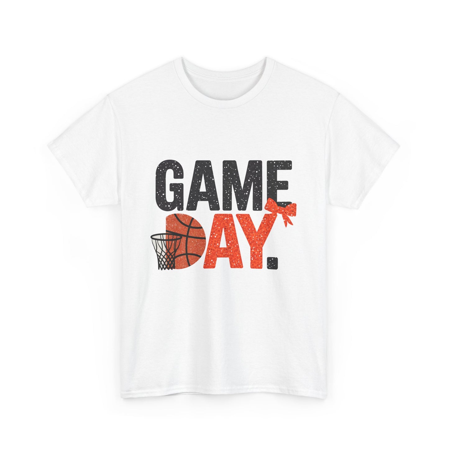 Game Day Unisex Heavy Cotton Tee - Perfect for Basketball Fans