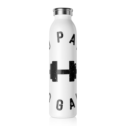 No Pain No Gain Slim Water Bottle | Perfect for Gym Fans