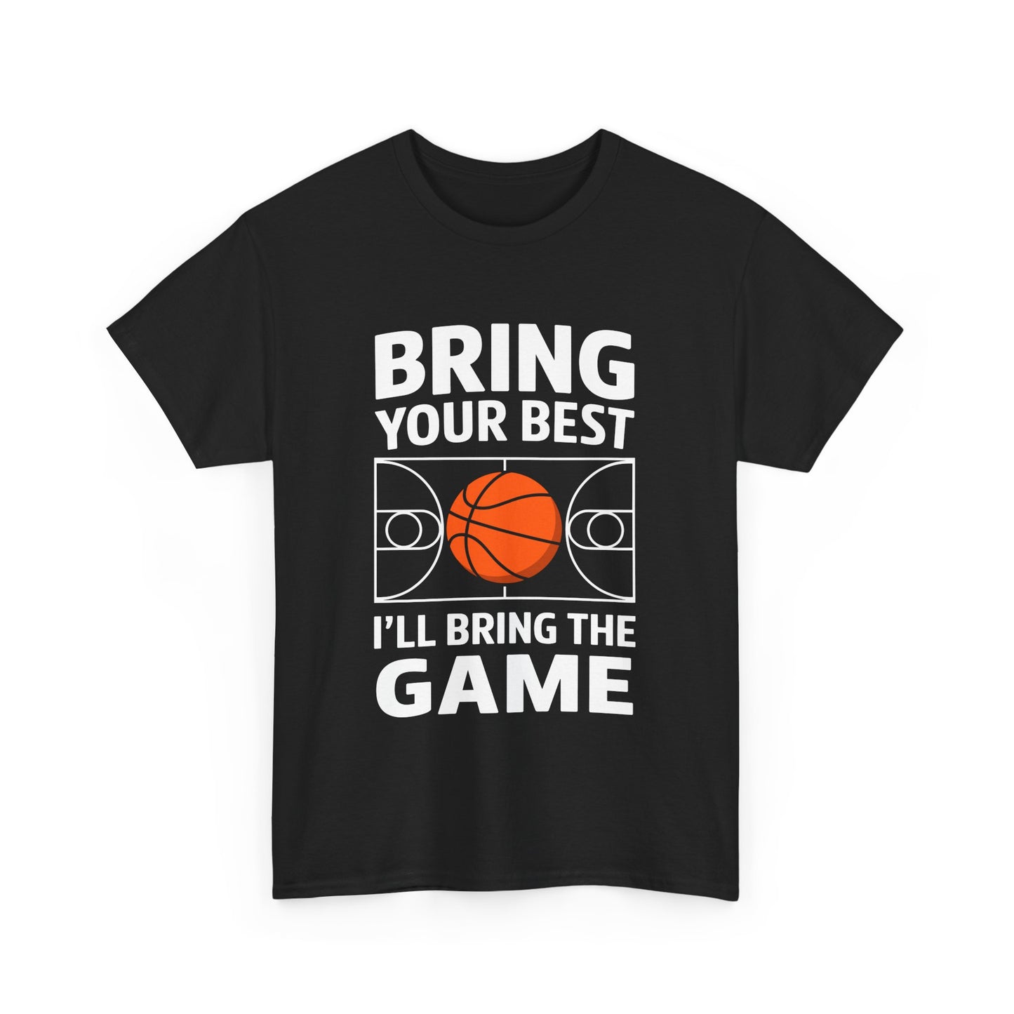 Bring Your Best Unisex Heavy Cotton Tee - Perfect for Basketball Fans