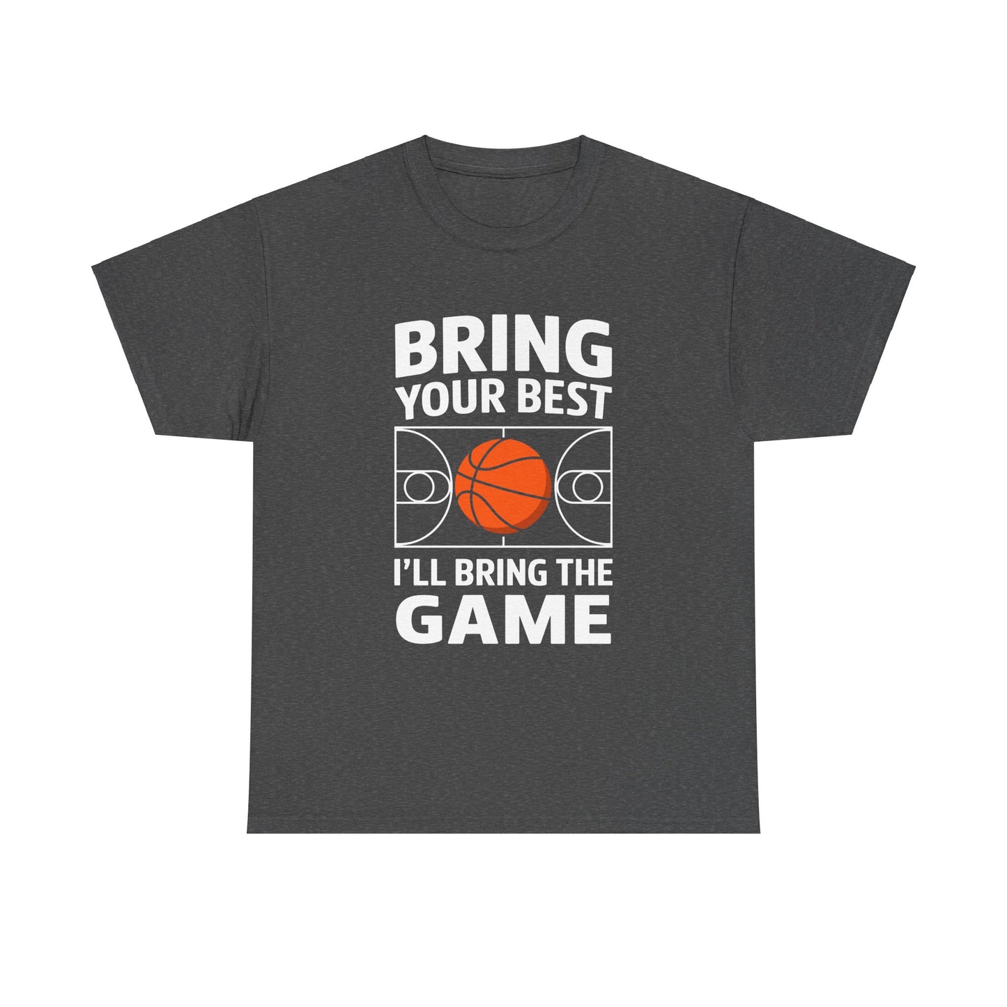 Bring Your Best Unisex Heavy Cotton Tee - Perfect for Basketball Fans