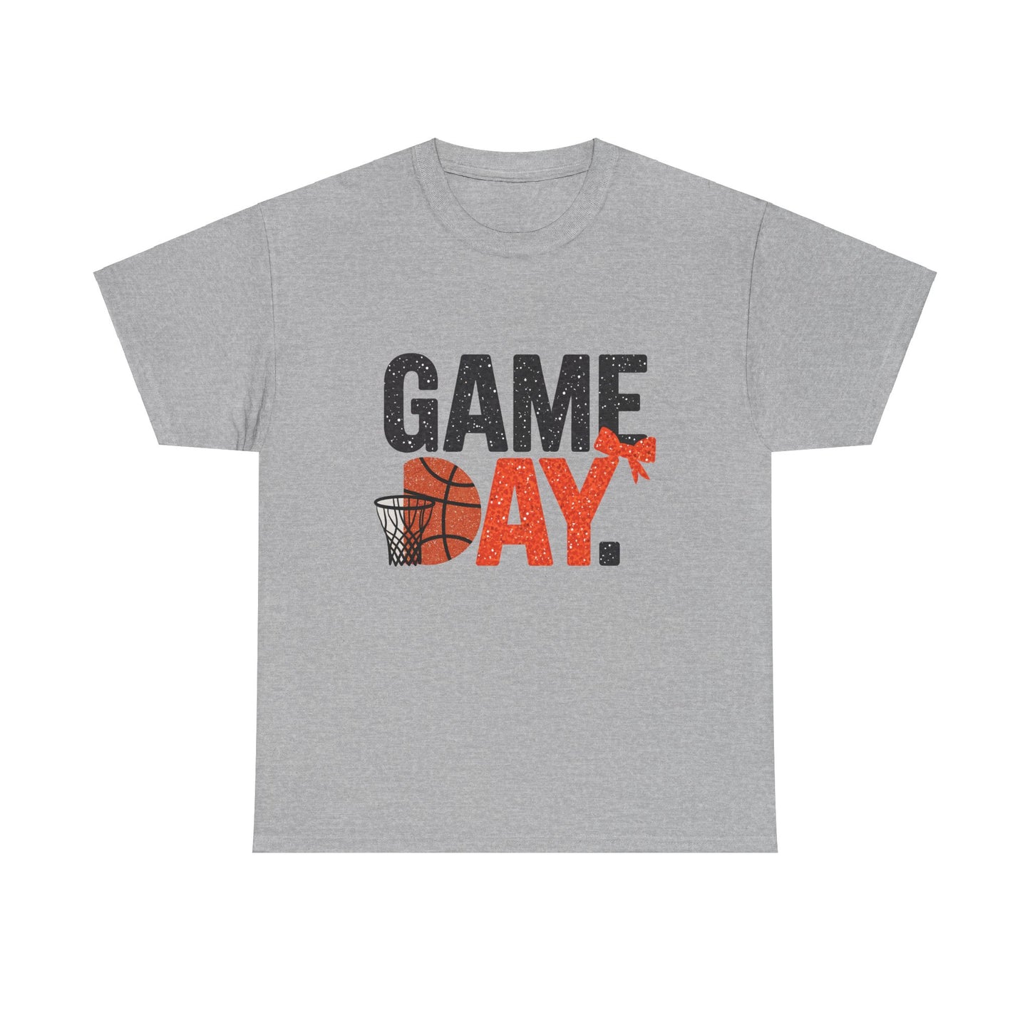 Game Day Unisex Heavy Cotton Tee - Perfect for Basketball Fans