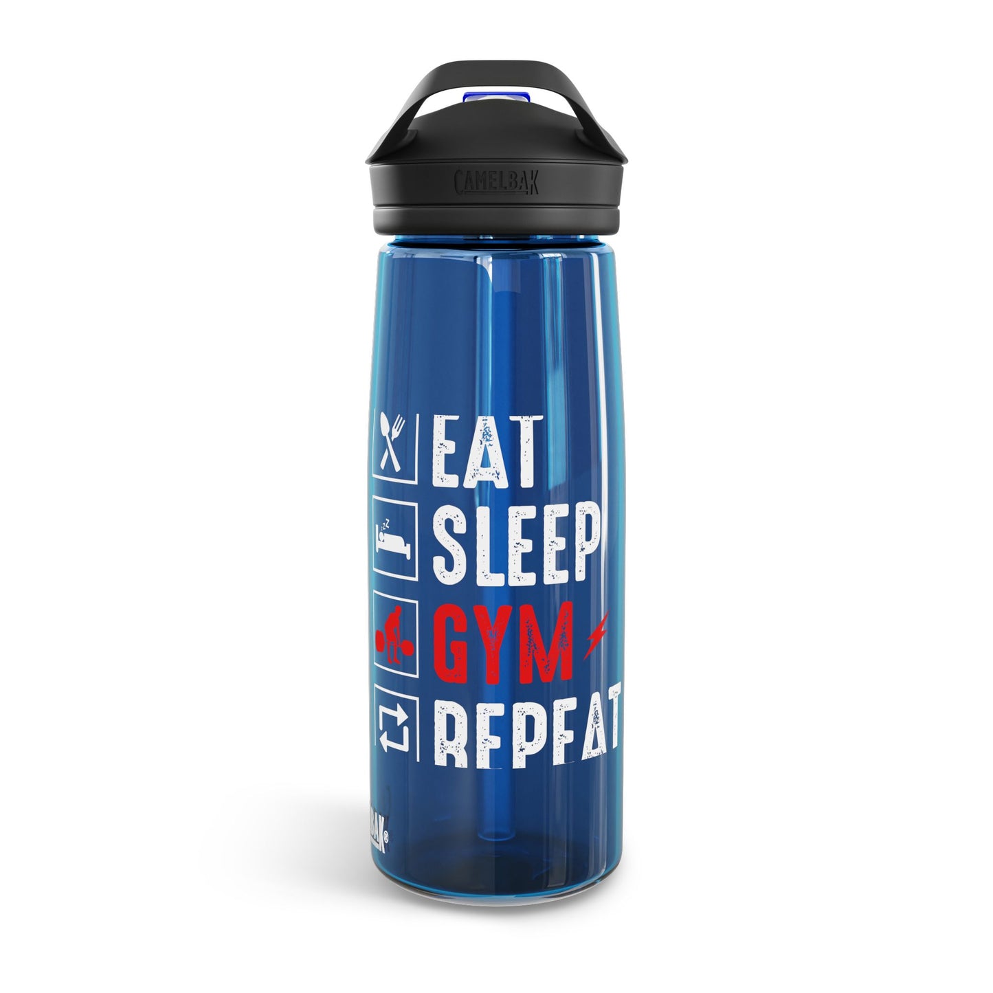 Eat Sleep Gym Water Bottle - 20oz/25oz - Hydrate & Inspire