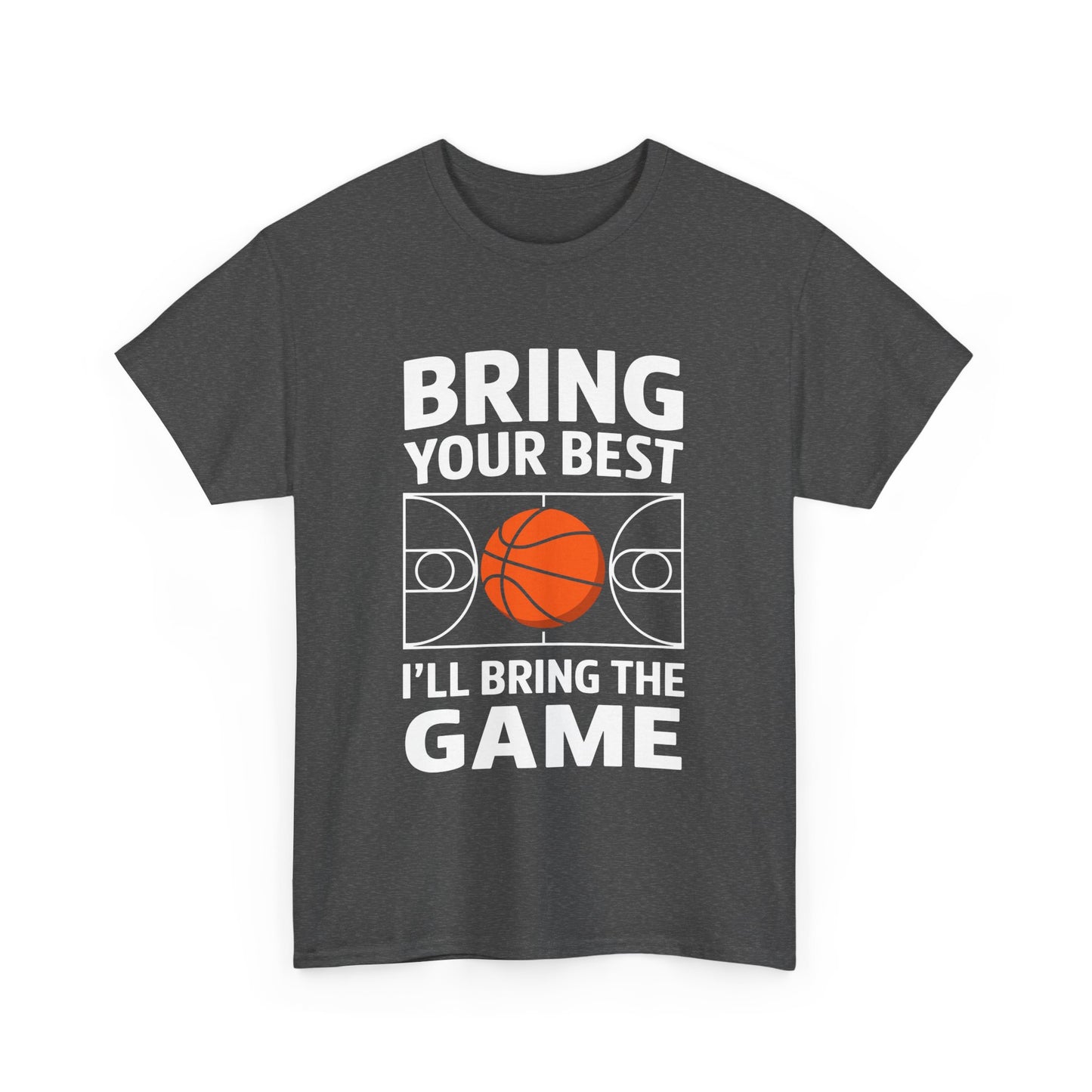 Bring Your Best Unisex Heavy Cotton Tee - Perfect for Basketball Fans