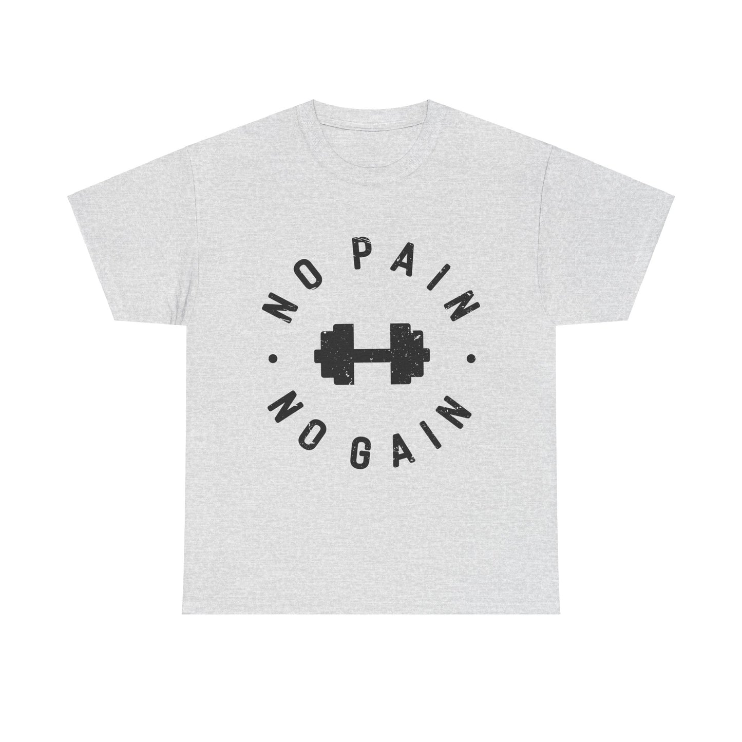 No Pain No Gain  Unisex Heavy Cotton Tee - Perfect for Gym Fans