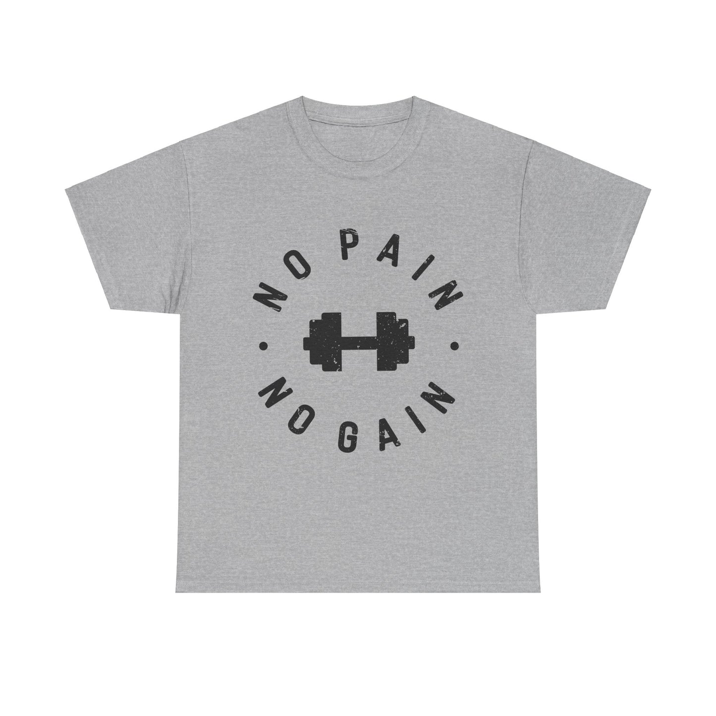 No Pain No Gain  Unisex Heavy Cotton Tee - Perfect for Gym Fans