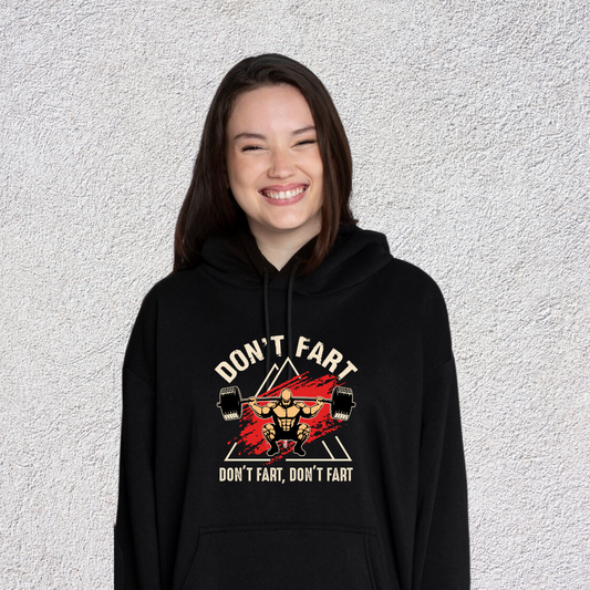 Don't Fart Hoodie - Three-Panel Fleece