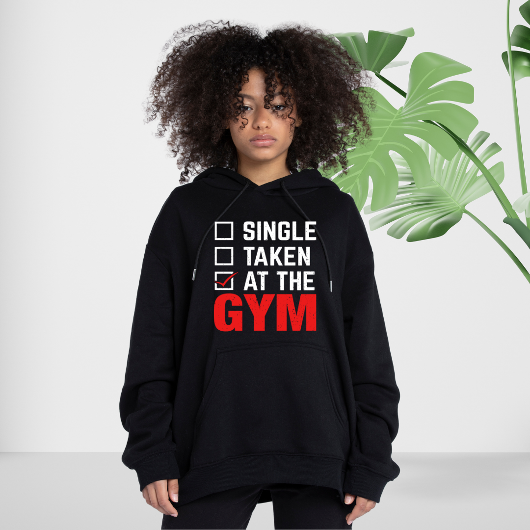 Taken At The Gyn Hoodie - Three-Panel Fleece