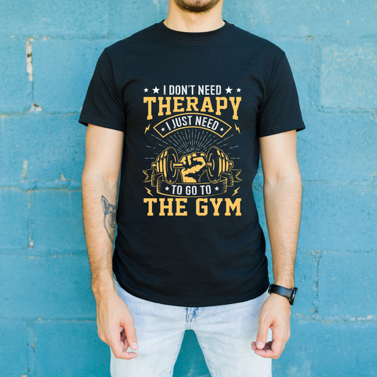 I Don't Need Unisex Heavy Cotton Tee - Perfect for Gym Fans